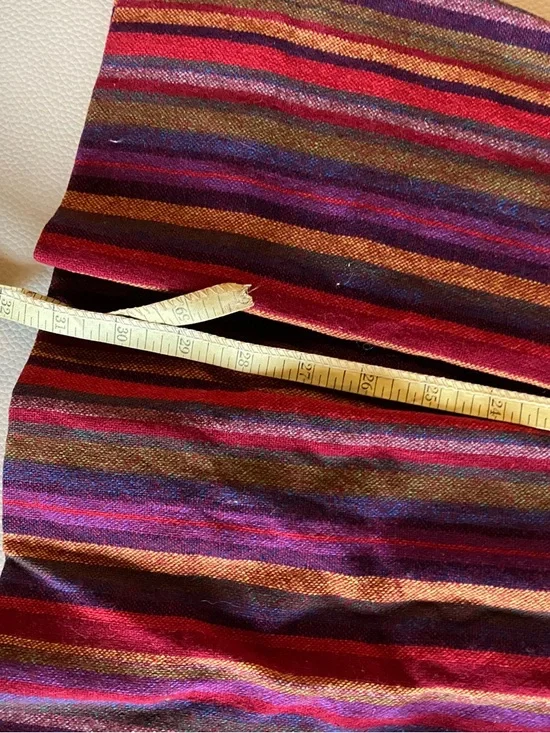 1960s Vintage Multicolor Striped Sleeveless Mini Dress - Red, Purple, Orange - Picture 7 of 7